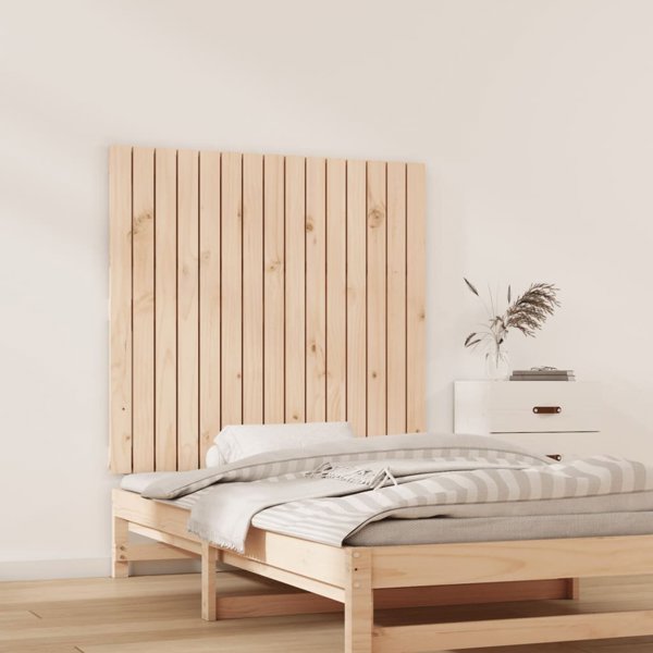 vidaXL Προσκέφαλο κρεβατιού, 95,5x3x90 cm, μασίφ πεύκο
