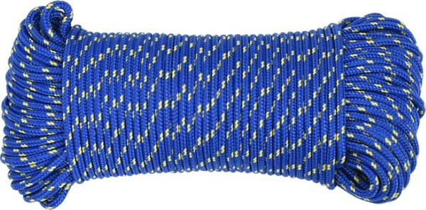 vidaXL Σχοινι ιστιοπλοιας, μπλε, 3 mm, 25 m, πολυπροπυλένιο