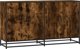 vidaXL Ντουλάπι Αποθήκευσης, Καπνιστή Δρυς, 134x35x76 εκ., Ξύλινο Έπιπλο Σαλονιού