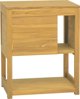 Ράφι μπάνιου vidaXL 60x40x75 cm, lite drewno tekowe