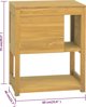 Ράφι μπάνιου vidaXL 60x40x75 cm, lite drewno tekowe