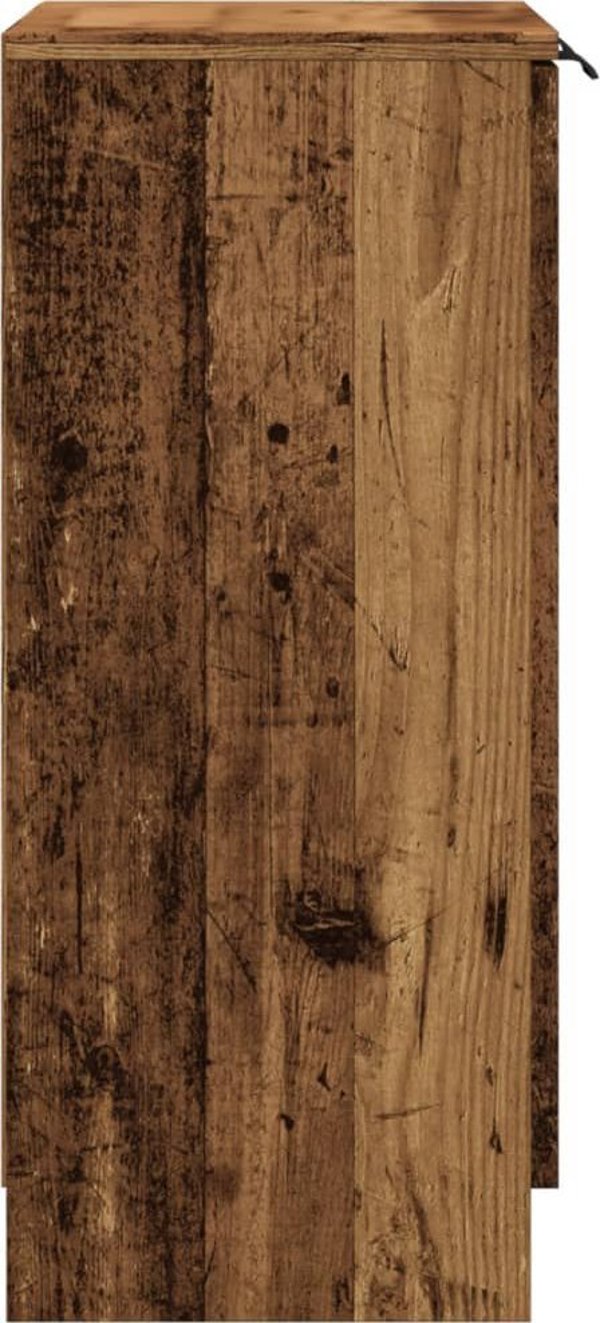 vidaXL Ντουλάπι, παλιό ξύλο, 60x30x70 εκ, ξυλοειδές υλικό