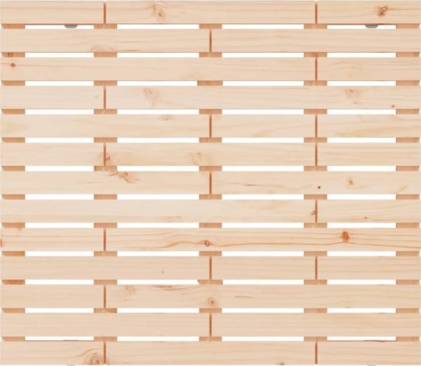 vidaXL Κεφαλάρι κρεβατιού από μασίφ πεύκο, 141x3x91,5 εκ
