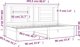 vidaXL Lozko dzienne, white, 80x200 cm, lite drewno sosnowe