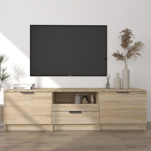 vidaXL Szafka pod telewizor, dab sonoma, 140x35x40 cm