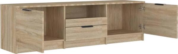 vidaXL Szafka pod telewizor, dab sonoma, 140x35x40 cm