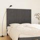 vidaXL Κεφαλάρι κρεβατιού, γκρι, 146,5x3x110 cm, από μασίφ πεύκο