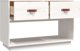 vidaXL Έπιπλο τηλεόρασης, λευκό, 90x40x60 εκ., μασίφ πεύκο