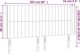 vidaXL Ζαγκλόβεκ για κρεβάτι με LED, μπλε, 203x16x118/128 εκ, ύφασμα