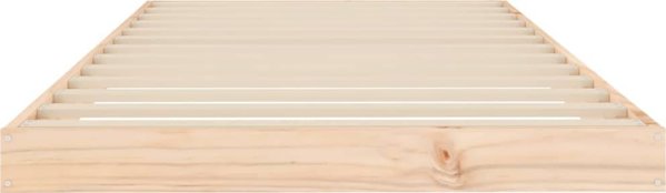 vidaXL Rama lozka, 90 x 200 cm, lite drewno sosnowe
