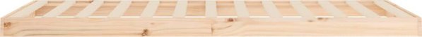 vidaXL Rama lozka, 90 x 200 cm, lite drewno sosnowe