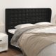 vidaXL Κεφαλάρι uszak, μαύρο, 163x23x118/128 εκ., τεχνητό δέρμα