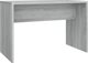vidaXL Σετ με Τοαλέτα, γκρι ντεκόρ Sonoma Δρυς, 86,5 x 35 x 136 cm