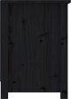 vidaXL Szafka pod telewizor, czarna, 103x36,5x52 cm, drewno sosnowe