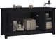 vidaXL Szafka pod telewizor, czarna, 103x36,5x52 cm, drewno sosnowe
