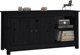 vidaXL Szafka pod telewizor, czarna, 103x36,5x52 cm, drewno sosnowe