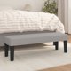vidaXL Πάγκος, ανοιχτό γκρι, 100x30x30 εκ., επενδεδυμένος με ύφασμα