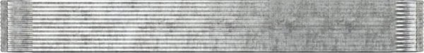vidaXL vidaXL Donica ogrodowa, srebrna, 554x100x68 cm malowana proszkowo stal