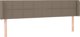 vidaXL Κεφαλάρι uszak, taupe, 163x16x78/88 cm, ύφασμα