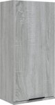 vidaXL Κρεμαστή Ντουλάπα Μπάνιου, Sonoma Γκρι Δρυς, 32x20x67 εκ.
