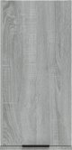vidaXL Κρεμαστή Ντουλάπα Μπάνιου, Sonoma Γκρι Δρυς, 32x20x67 εκ.