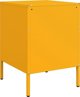vidaXL Szafki nocne, 2 szt., musztardowe, 36x39x50,5 cm, stal