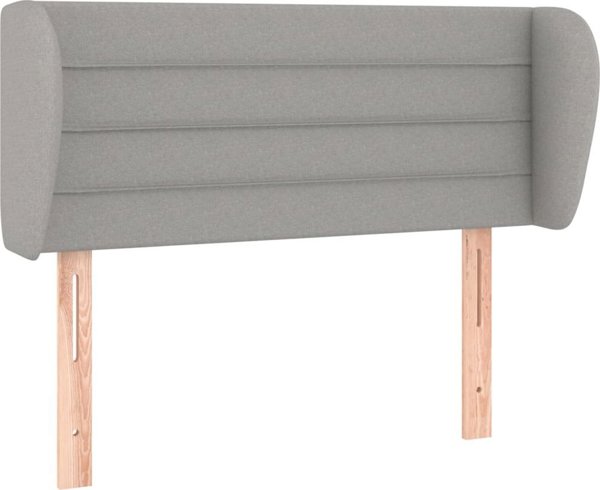 vidaXL Ζαγλόουεκ uszak, ανοιχτό γκρι, 103x23x78/88 cm, ύφασμα