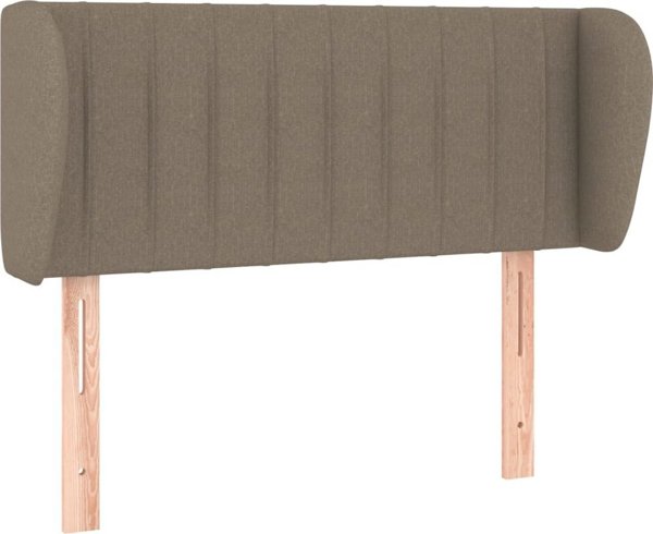vidaXL Zaglope uszak, taupe, 103x23x78/88 cm, tkanina