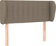 vidaXL Zaglope uszak, taupe, 103x23x78/88 cm, tkanina