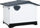 vidaXL vidaXL Buda dla psa, szara, 90,5x68x66 cm, polipropylen
