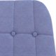 vidaXL Fotel relaksacyjny Jeans Niebieski Tkanina