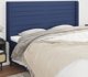 vidaXL Κεφαλάρι Uszak Μπλε 183x16x118/128 cm ύφασμα