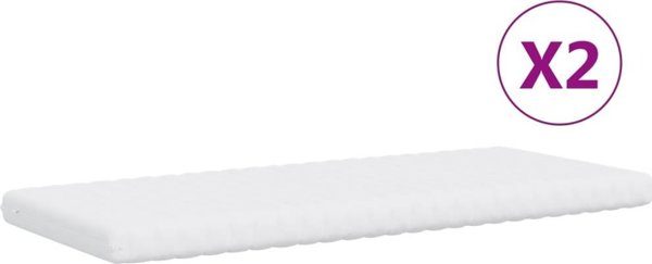 vidaXL Sofa rozsuwana z materacami, ciemnoszara, 80x200 cm, aksamit