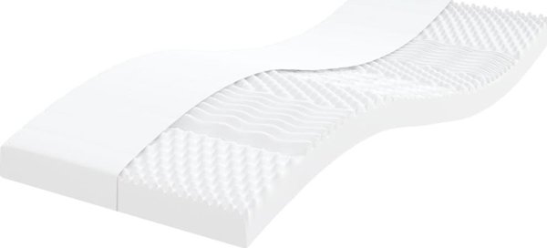 vidaXL Sofa rozsuwana z materacami, ciemnoszara, 80x200 cm, aksamit