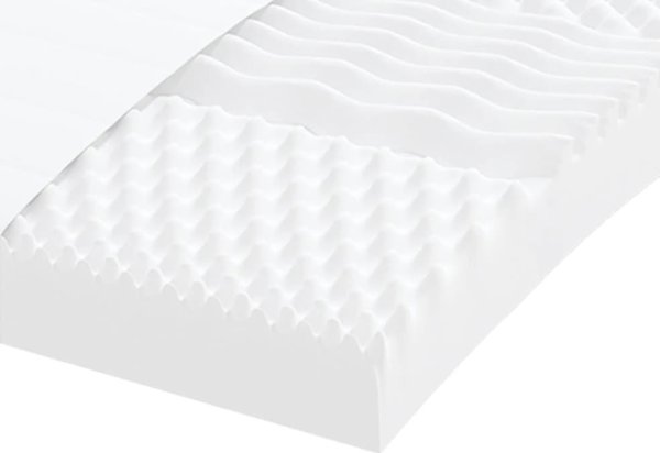 vidaXL Sofa rozsuwana z materacami, ciemnoszara, 80x200 cm, aksamit