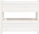 vidaXL Donica λευκή 77x25x66 cm από μασίφ πεύκο