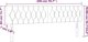 vidaXL Κεφαλάρι κρεβατιού με LED, ταουπ, 200x7x78/88 εκ, ύφασμα