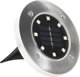 vidaXL SOLARNE LAMPY GRUNTOWE LED 8 SZT. KOLORY RGB