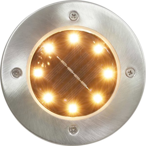 vidaXL SOLARNE LAMPY GRUNTOWE LED 8 SZT. KOLORY RGB