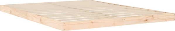 vidaXL Ράμα Κρεβατιού 150x200 cm από Μασίφ Πεύκο King Size