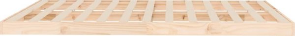 vidaXL Ράμα Κρεβατιού 150x200 cm από Μασίφ Πεύκο King Size