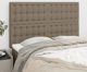 vidaXL Σετ 4 Προσκέφαλα Κρεβατιού Taupe 72x5x78/88 cm από Υφασμάτινη Επένδυση.
