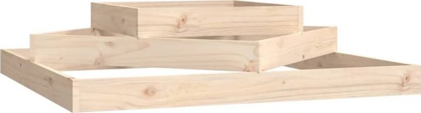 vidaXL Donica, 112x112x27 cm, lite drewno sosnowe
