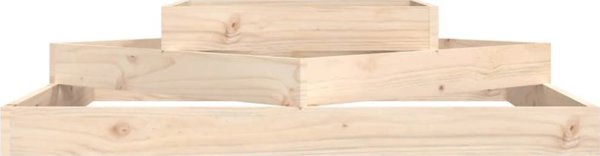 vidaXL Donica, 112x112x27 cm, lite drewno sosnowe