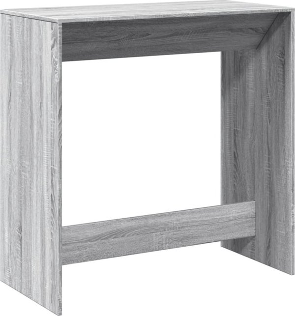 vidaXL Bar stolik gri drus Sonoma 102x50x103,5 cm