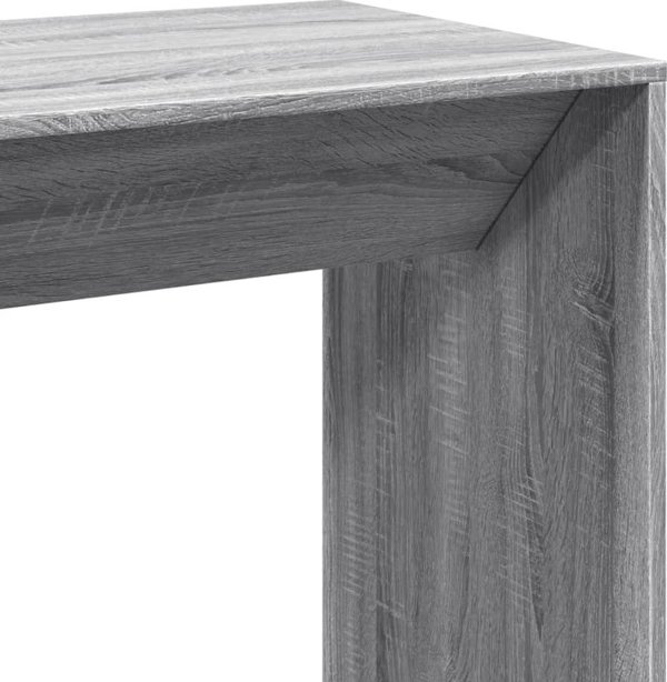 vidaXL Bar stolik gri drus Sonoma 102x50x103,5 cm
