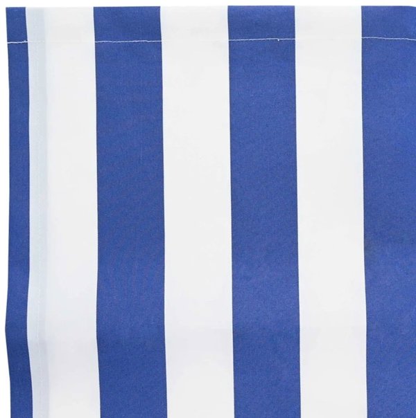 vidaXL Αντικατάσταση στέγης Μπλε και λευκό 1000 x 160 cm