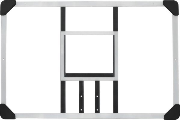 vidaXL Diafanos tamplo me kalathi gia mparks basketball 90x60x2.5 cm