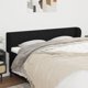 vidaXL Κεφαλάρι uszak, μαύρο, 163x23x78/88 εκ., ύφασμα