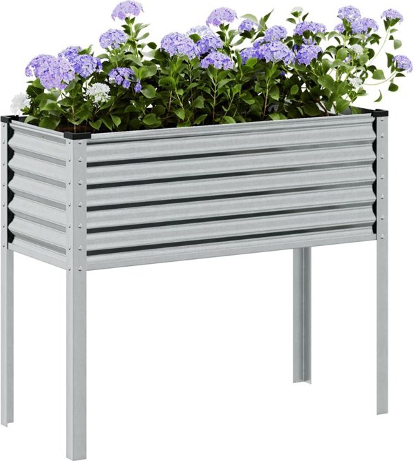 vidaXL vidaXL Donica ogrodowa, 100x41x90 cm, stal galwanizowana